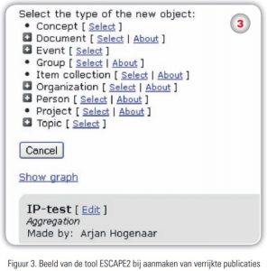 beeld van de tool ESCAPE2