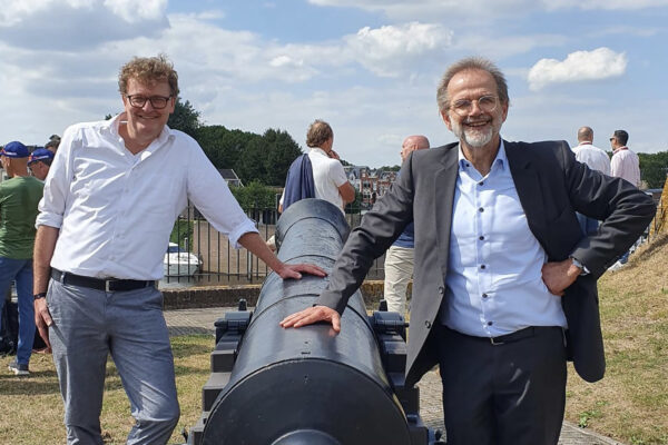 IMG-20220820-WA0021 Patrick Timmermans (l) en Jan Kriek (r) op het Citadelterrein BHIC 2