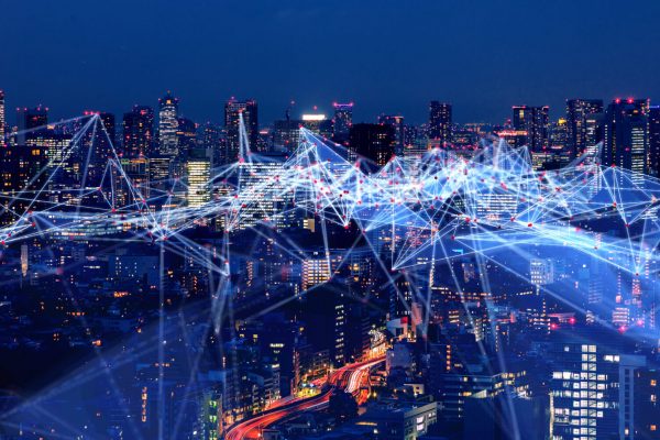 Wireless,Communication,Network,Concept.,Iot(internet,Of,Things).,Ict(information,Communication,Technology).