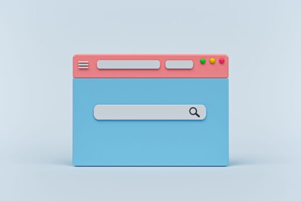 Browser,Online,Search,Concept.,Minimal,Design.,3d,Rendering