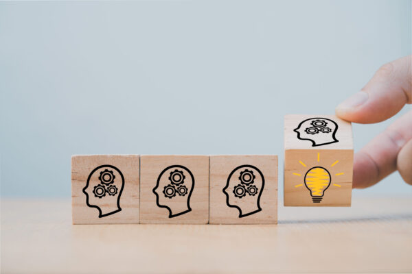 Hand,Flipping,Wooden,Cube,Block,Which,Print,Screen,Face,With