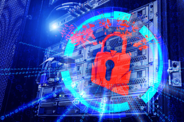 Concept,Of,Cyber,Attacks,As,A,Red,Exploding,Barn,Lock